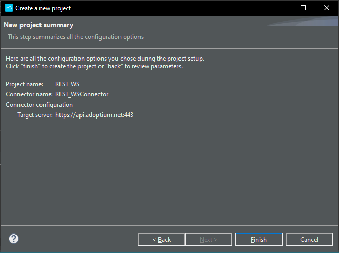 REST project summary